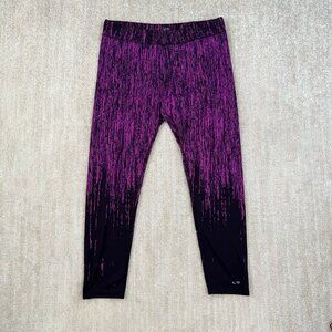 3 for $6 Champion Duo Dry Black Purple Leggings XXL